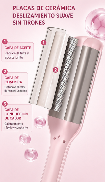 Plancha de pelo profesional 2 en 1